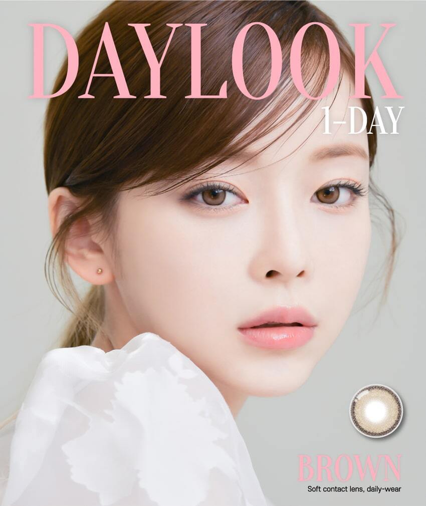 lensrang, daylook, Korean popular, colored contact lens, sns popular, 韓国人気, カラコン, ワンデー, 1day, sns人気, ブラウンカラコン, グレーカラコン, チョコカラコン, かわいい, 清純, メイク